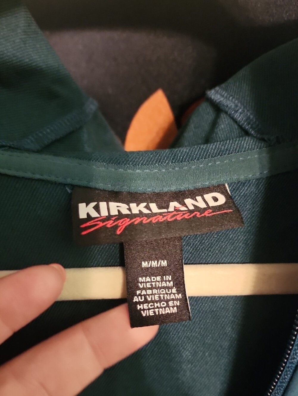 Kirkland Signature Women's Teal Hooded Utility Jacket - Picture 3 of 5